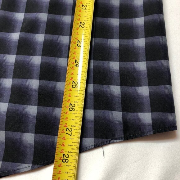 Kenneth Cole Reaction Purple & Black Long Sleeve Slim Fit Button Down Shirt - Picture 10 of 10